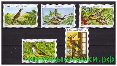 Куба 1978 г. Фауна Птицы, серия